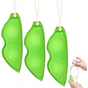 Letnerny-Lot De 3 Éponges De Nettoyage De Bouteilles En Forme De Pois, Éponge De Nettoyage De Bouteilles En Forme De Pois, Éponge De Nettoyage De Bouteilles Pour Bouteilles En Verre De Différents Cal - Neuf