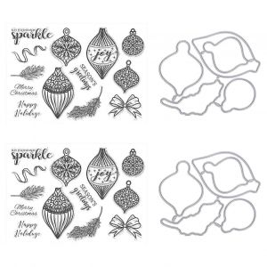 Lot De 2 Tampons Transparents Rectangulaires En Caoutchouc Tpr Pour Bricolage,Motif De No&euml;l,Pour Journal Intime,Loisirs Cr&eacute;atifs - Neuf