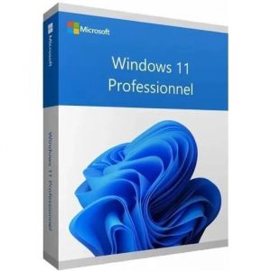 Microsoft - Livraison Rapide - Windows 11 Pro - Cl&eacute; D'activation &Agrave; Vie - Logiciel - 1 Pc - Neuf