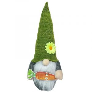 Ornement de P&acirc;ques Poup&eacute;e naine de printemps flou Saisonnier Sans Visage Gnome Poup&eacute;e en peluche Cadeau Pour Les Enfants Filles Vert - Neuf