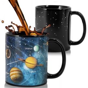 Eryi-Tasse Magique Système Solaire À Café Qui Change De Couleur Avec La Chaleur Pour Garçon, 12oz - Neuf