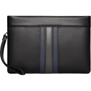 nzqaf-Pochette Homme Cuir PU, Sacs à Main Homme avec Dragonne Petite Sacoche D'affaires Portefeuille Hydrofuge Léger Pour Voyage Loisirs Bureau - Neuf