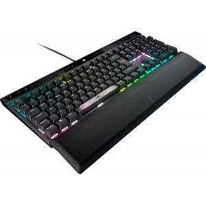 K70 Max Rgb Clavier De Jeu M&eacute;canique Magn&eacute;tique Filaire - Commutateurs Mgx R&eacute;glables - Capuchons De Touches Pbt Double Shot - Compatible Icue - Pc, Ps5, Ps4, Xbox - Qwertz De - Gris Acier - Neuf
