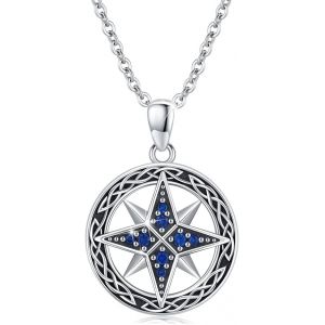 Boucles D'oreilles En Forme De Croix Celtique En Argent Sterling 925 - Petites Boucles D'oreilles Celtiques - Motif T&ecirc;te De Mort - Noir - Pour Filles,Hommes,Fils,Adolescents,Cadeau - Neuf