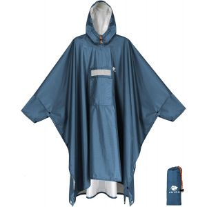 Subzonal-Poncho L&eacute;ger, Imperm&eacute;able, R&eacute;utilisable Et Respirant Avec Capuche, Id&eacute;al Pour L'ext&eacute;rieur,Taille Unique - Neuf