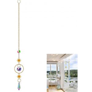 Mevronisshop-Attrape-Soleil En Cristal, Suncatcher Pendentif Soleil Pour D&eacute;coration, Prismes Pour Fen&ecirc;tre Maison Jardin F&ecirc;te Mariage - Neuf