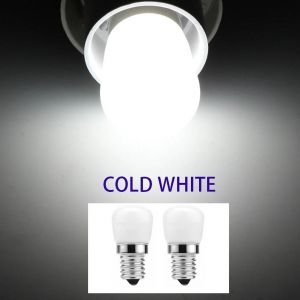 Kalsa-2 Pièces Mini Réfrigérateur Ampoule 110v 220v 3w B15 E12 E14 T22 T26 Verre Laiteux Blanc Chaud Réfrigérateur Lampe À Led Remplacer Les Lumières Halogènes,Cold White,T22 - Neuf