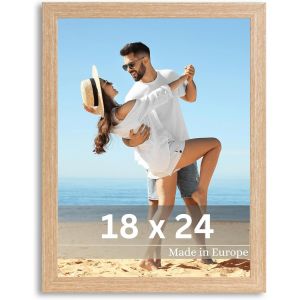 Cadre Photo Klee 13x18 cm en Beige - Simple et Moderne en Bois - Ch&acirc;ssis pour l'image 13x18 - Neuf