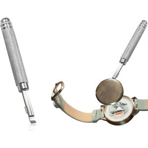 Kal-Ouvre-Couvercle De Montre,Ouvre-Montre-Bracelet,Outil De Réparation De Montre Professionnel,Ouvre-Base De Boîtier De Levier Pour Montres-Bracelets,Changement De Pile,Couteau À Levier De Montre - Neuf