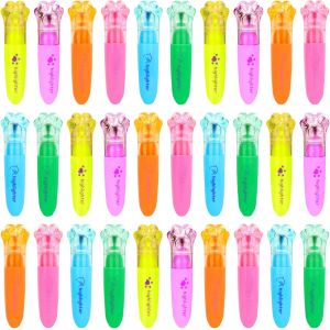 Cadeaux Anniversaire Invités Enfant,Goodies Anniversaire Enfant,Remplissage-Surligneur Cat's Claw (30pcs),Surligneurs,Surligneur Pastel,Papeterie - Neuf