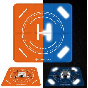 Chenquansarl-Réfléchissant De Nuit Drone Landing Pad Pliable, 64cm, Hélipad, Compatible Avec Dji Mini 3 Pro/Mini 2/ Mavic 3/ Air 2s/ Avata/Fpv/Phantom/Inspire Drone, Accessoire Universel Pour Drone-Fpvtosky - Neuf