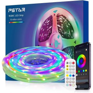 Rgbic Ruban Led 5m, Dreamcolor R&eacute;tro&eacute;clairage Led Tv For 65 &Agrave; 75 Pouces Tv, Fonctionnement Usb, Synchronisation De La Musique, &Eacute;clairage Tv Led Diy Avec Contr&ocirc;le D'application Et T[Rub9220438] - Neuf