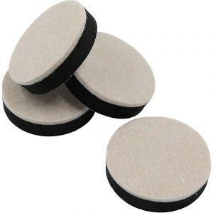 Rehausseurs De Pieds De Table - 4 Pièces Diamètre : 63,5 Mm Hauteur : 16,5 Mm Les Rehausseurs De Lit Peuvent Être Utilisés En Piles Hauteur Accrue Silencieux Et Résistant À L'usure. - Neuf