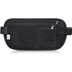 KALANKA-Pochette Ceinture de Voyage Sécurisée ¿ Sac Banane Antivol Caché Avec Protection RFID ¿ Plat Sous Les Vêtements ¿ Poche Poitrine ¿ Réglable Pour Homme et Femme - Neuf