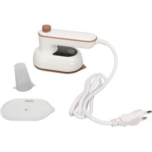 Chenquansarl-Fer À Repasser Portatif, Mini Fer À Vapeur Portatif Pour Vêtements, Support De Machine À Repasser À Vapeur Pour Vêtements De Voyage Rotatif, Support De Repas Sec Et Humide Pour La Maison - Neuf