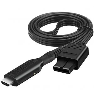 C&acirc;ble N64 / SNES / GameCube vers HDMI 1080p  1 m  Adaptateur Vid&eacute;o et Audio Plug & Play pour Nintendo 64, Super Nintendo & GameCube  Branchez votre console en HDMI  Stra&szlig;e Game&reg; - Neuf