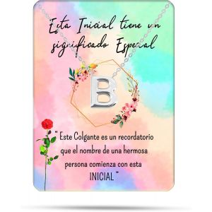 Kal-Collier Pour Femme Avec Lettre Initiale Avec Jolie Boîte Cadeau En Acier Inoxydable Collier - Neuf