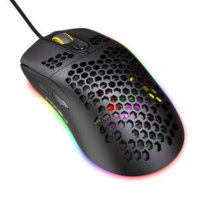 X600 RGB lumineux macro programmation souris de jeu 6 touches peuvent éteindre les lumières Prend en charge divers jeux - Neuf