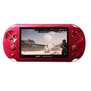 TEMPSA 8GB 4.3'' LCD Console Rétro de Jeu jeux 2000 Jeux Video Portable Écran Tactile Enfant Cadeau MP4 MP5 FM 1600k ROUGE - Neuf