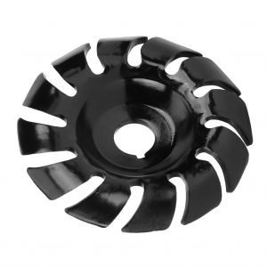 XYONG Disque de sculpture sur bois, accessoires pour meuleuse d'angle, travail du bois, acier au manganese noir, 12 dents - Neuf
