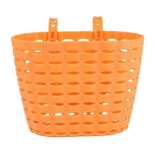 Charmant Panier Avant En Fil Orange Pour Scooters Et Vélos Pour Tout-Petits - Durable, Facile À Installer, Parfait Pour Les Aventures En Plein Air ! - Neuf