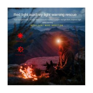 Lampe De Phare &Agrave; Induction Intelligente Cob Lampe De Phare En Silicone Lampe De Nuit De P&ecirc;che D'&eacute;quitation Integ - Neuf