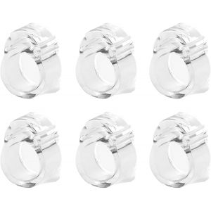 LETNERNY-But&eacute;e De Porte, 6 Pi&egrave;ces Pvc Protection Poign&eacute;e Porte, Prot&egrave;ge Poign&eacute;e Porte Transparents Et Protege Mur Pour Poign&eacute;e De Fen&ecirc;tre Pour Prot&eacute;ger Contre Les Marques - Neuf