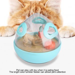 Hjlian Distributeur De Nourriture Pour Animaux De Compagnie, Jouets Interactifs Pour Chats Et Chiens, Fuite De Nourriture() - Neuf