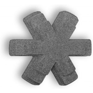 Kalanka-Lot De 15 Protections En Feutre Pour Poêles Et Casseroles - 3 Tailles (38x38cm, 35x35cm, 26x26cm) - Protege Meuble, Anti-Rayures, Dessous De Plat, Adaptables, Pour Casseroles, Poêles - Neuf