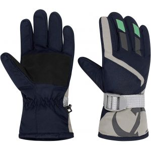 Gants De Ski Pour Enfants Imperméable À L¿Eau Mitaines De Snowboard Thermal Winter Warm Fleece Lined Gift - Neuf