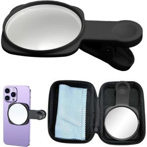 Miroir Selfie De La Caméra Arrière Du Téléphone, Clip De Miroir Réglable De Réflexion Portable, Téléphone Selfie Réflecteur Accessoire Téléphone Caméra Miroir, Miroir De Selfie De [CAR783924] - Neuf