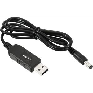 ERYI-6W 1A Usb Step Up Voltage Convertisseur, Dc 5V To Dc 9V Alimentation Fournitures Adaptateur Jack 5.5X2.5Mm Câble Pour Router Led Lampe Haut-Parleurs - Neuf