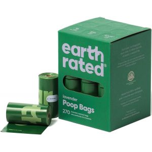 CHECARZHN--NO1-Sacs À Crottes Pour Chiens, Sacs Étanches Et Extra Épais, Recharges En Rouleaux, Parfum Lavande, 270 Sacs - Neuf