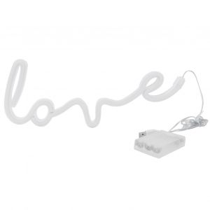 Hjlian Lettres D'amour, Enseignes Au Neon Led Colorees Decoratives Pour Decoration De Fete, Alimentees Par Usb/Batterie - Neuf