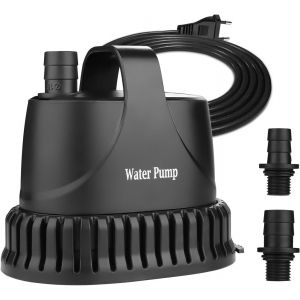 Pompe À Eau Submersible 25w,1500 L/H Pompe Pour Aquarium Pompe De Bassin Ultra-Silencieuse Sous-Marine Pour Étang,Fontaine De Jardin Aquarium - Neuf