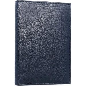 CMJAAGUR-- Grand Portefeuille Classique - Anti Piratage Rfid - Homme - Porte Carte Cr&eacute;dit Cb Monnaie Permis Conduire Carte Gr - En Cuir - Id&eacute;al Cadeau (Bleu)[M25] - Neuf