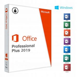 Ms Office 2019 Pro Plus Pack 32/64 Bit License Fr - Neuf