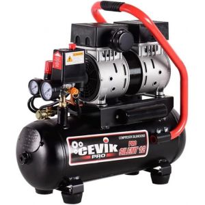 - CA-PRO12SILENT - Compresseur d'Air Silencieux - 62 dB - 12L - 1HP - Max 8 Bar - 115 l/min - Sans Huile - Deux Sorties d'Air - Compact Portable - Compresseur Peinture Outils Pneumatiques - Neuf