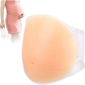Ejoyous Faux Ventre De Grossesse, Faux Ventre De Femme Enceinte Silicone Moulage Ventre Femme Enceinte Artificielle Grossesse Ventre Photographie P... - Neuf