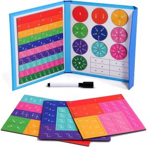 JEXNOVASHOP-Jeux pour Apprendre Les Fractions,Outils d'apprentissage,Apprendre a Compter,Learning ressources,Montessori Jeux Enfant 5 Ans - Neuf