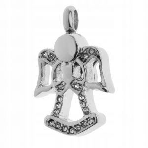 Pendentif En Acier Inoxydable Et Cristal Pour Cendres D'ange Prettyia, Souvenir De Crémation - Neuf