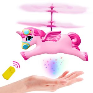 Flying Unicorn Fée Jouet, Vol En Hélicoptère, Drone, Ballon, Magasin De Jouets, À La Main Contrôlé Plaisir Fée Des Poupées De Noël, Cadeau D'anniversaire Pour Les Filles, Les Garçons, Les Tout-Petits - Neuf