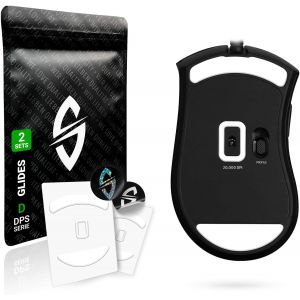 DPS Glides (Lot de 2) pour Razer Deathadder V2 - Ultra Rapides, Arrondis, Faible Friction, Durables - Patins de Souris de Rechange - Accessoire Souris Gaming - Neuf