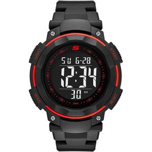 Eryi-Montre Pour Homme, Mouvement Digital Avec Bracelet En Polyuréthane - Neuf