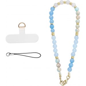 Kal-Bracelet Telephone Chaîne De Téléphone Portable, Bijoux De Telephone Lanière De Téléphone Perlée Chaine Telephone Portable, Chaîne De Téléphone Portable Perles - Neuf