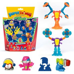 DDA-Superthings Série Neon Power, Comprend 1 Capitaine argenté et 2 exoskeletons - Neuf