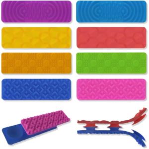 DDA-8 Pcs fidget tdah, Fidget Toys Pierre Sensorielle, Jouets Sensoriels Ventouse Fidget Toys pour Enfants, Jouets Sensoriels pour Anti Stress ADS et Autisme, Multicolore - Neuf