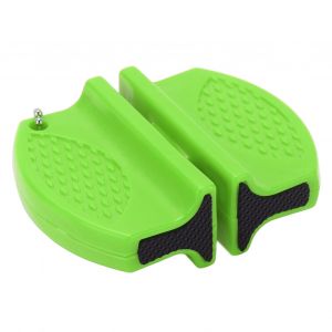 Mini affûteur de couteaux Portable, multifonctionnel, Double face, affûteur de couteaux de poche pour usage extérieur, vert - Neuf