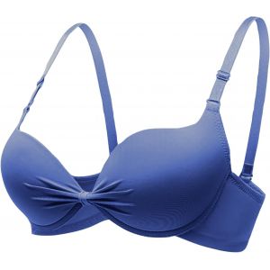 Soutien Gorge Avce Armature Femme, Brassière Femmes Minimiseur Respirant, Soutien-Gorge Femme Push Up Lingerie Française Bralette Sports Mode Classique De Base Casual Bra Entortiller - Neuf