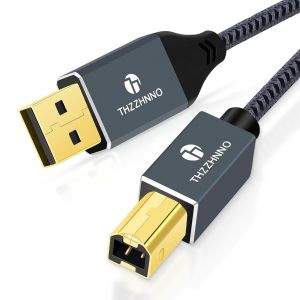 Câble imprimante USB A vers USB B 1M, Fiche USB 2.0 Type A vers fiche B Pour HP, Dell, Epson, Xerox, Lexmark, Brother, Canon, Samsung, piano et plus encore - Neuf